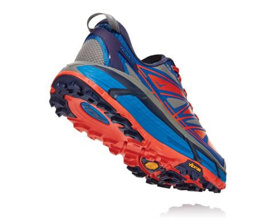 Trail Shoes Mens - Hoka One One Mafate Speed 2 - Blue - XBSWNMA-53